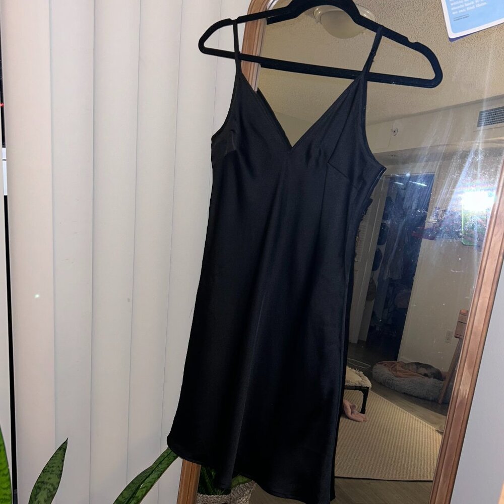 Maje Black Mini Dress with Sleek Design